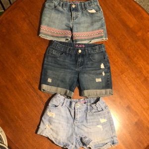 Summer denim shorts